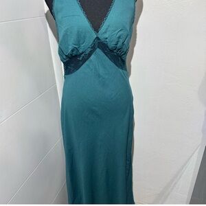 Wild Fable Teal Dress with Lace Detail